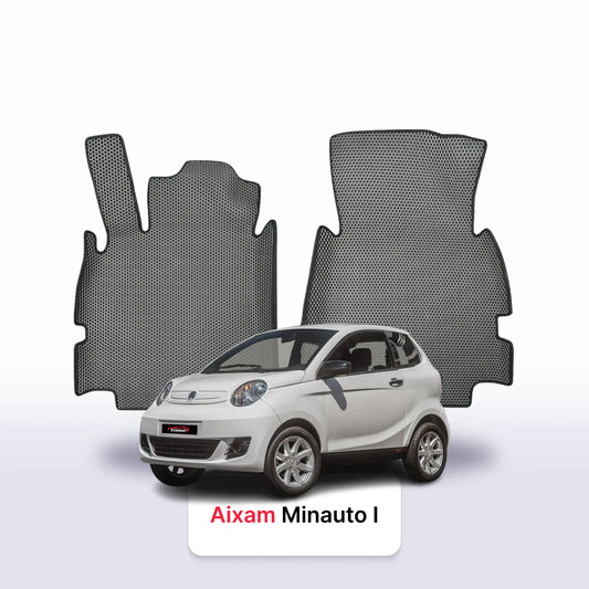 EVA Dywaniki samochoforwe 3D EVA MATS for Aixam Minauto 1 gen 2017-2025 year HATCHBACK 3 door