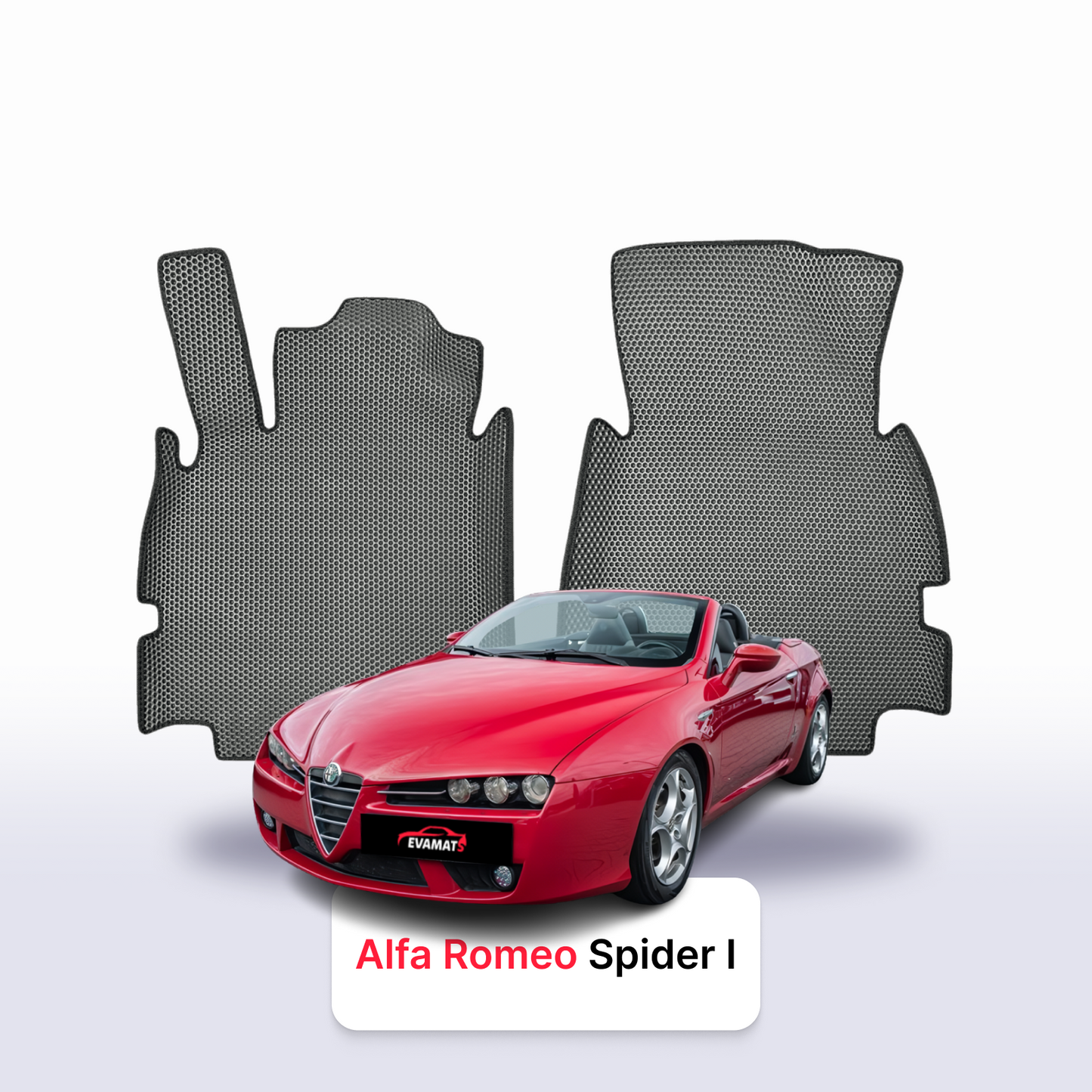 Car mats EVAMATS for Alfa Romeo Spider 2005-2010 year CABRIO