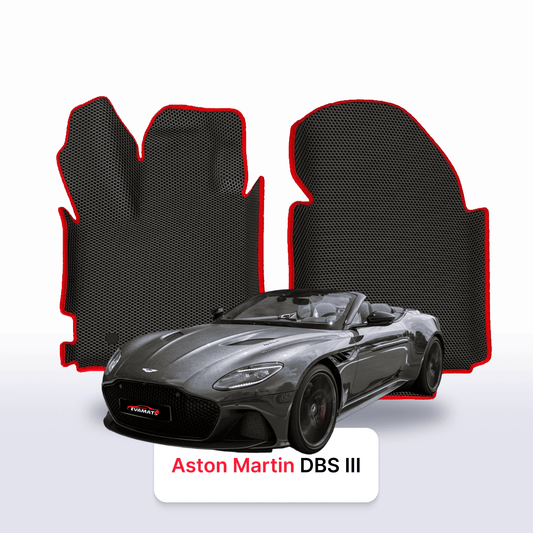 Car mats EVAMATS for Aston Martin DBS 3 gen 2018-2025 year CABRIO