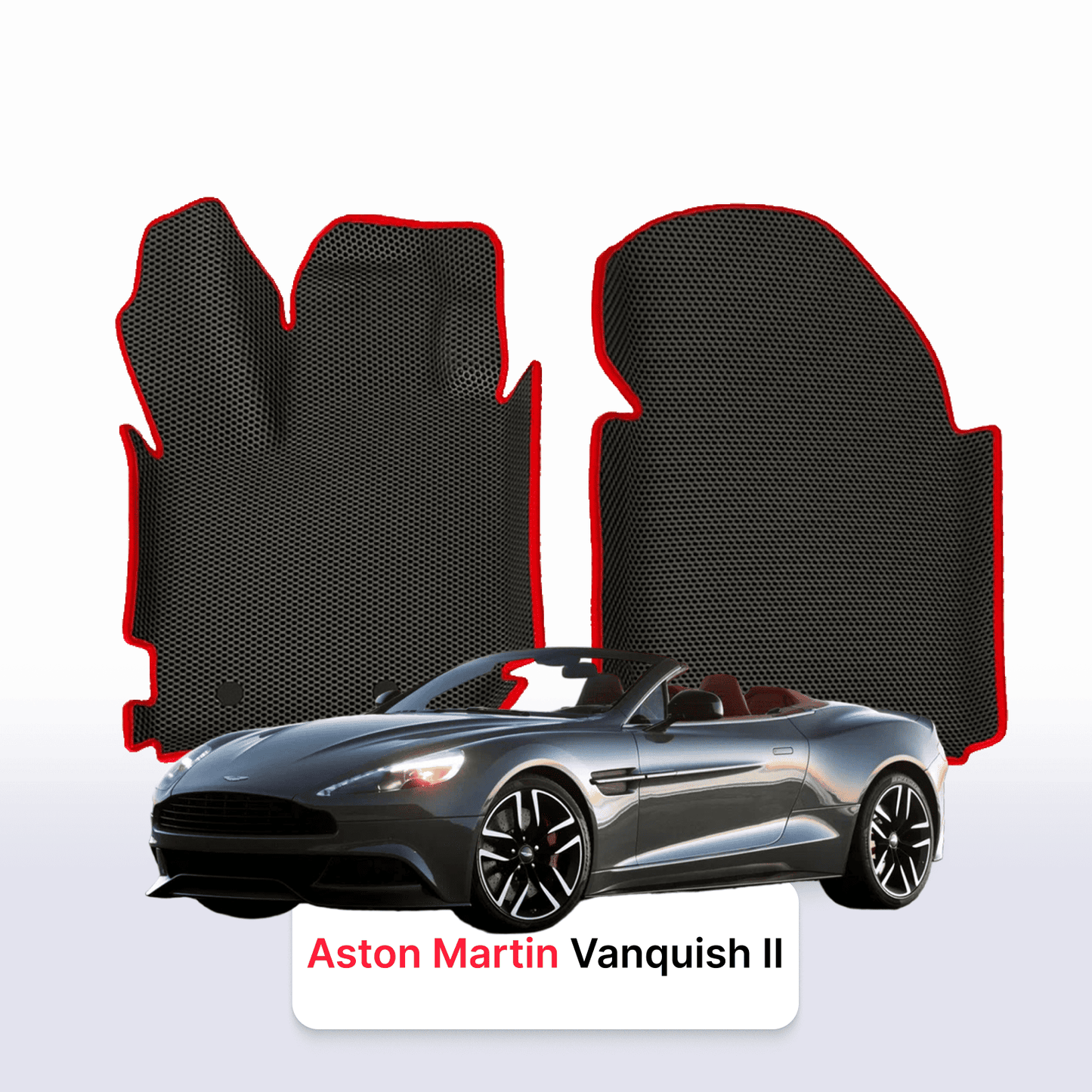 Car mats EVAMATS for Aston Martin Vanquish 2 gen 2012-2018 year ROADSTER