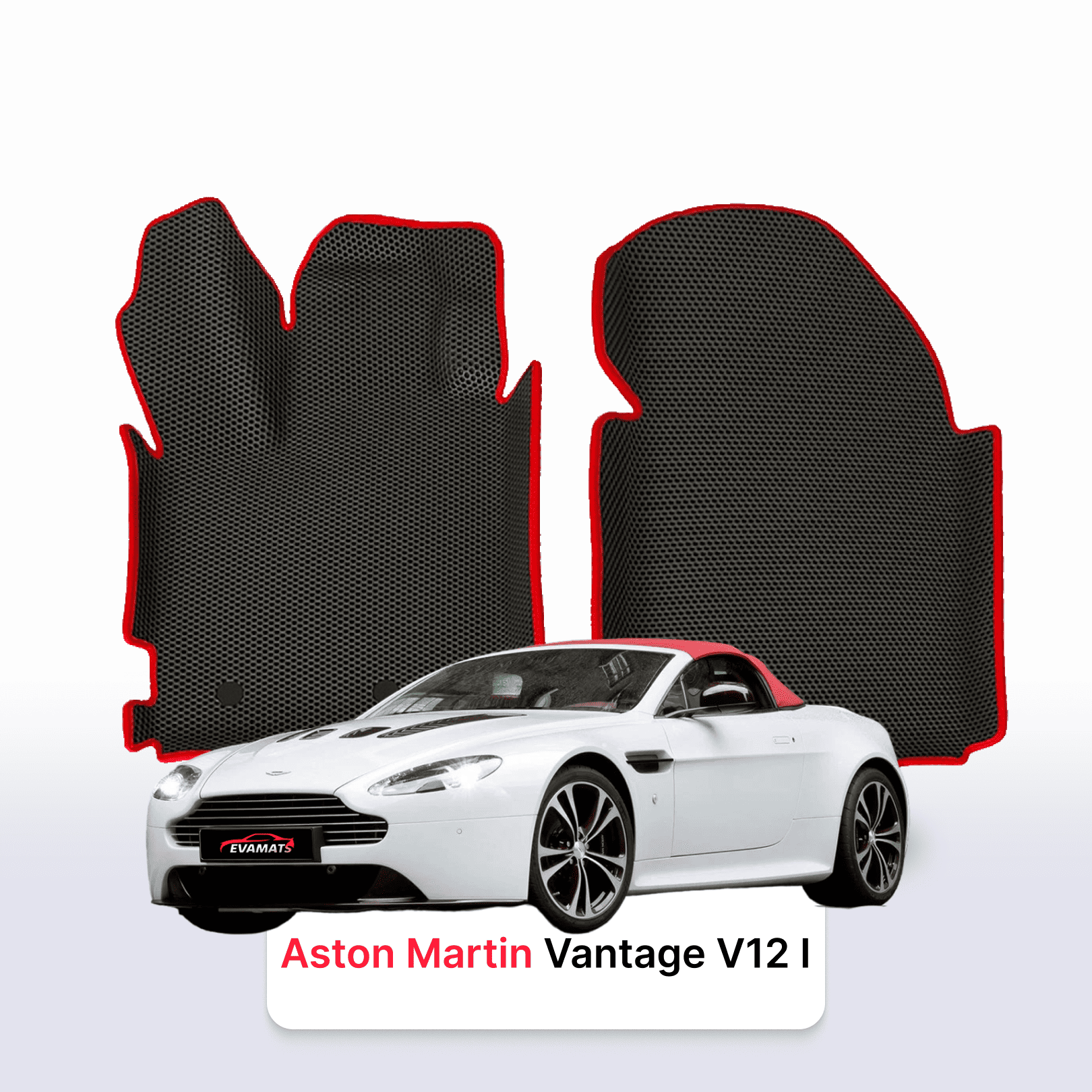 Car mats EVAMATS for Aston Martin Vantage V12 1 gen 2009-2017 year ROADSTER