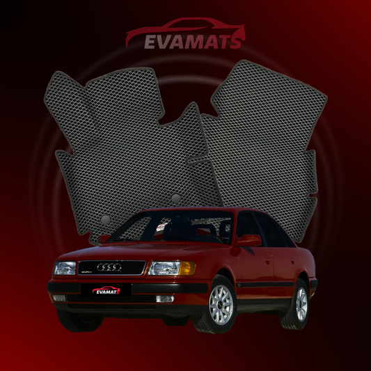 Alfombrillas de coche EVAMATS para Audi 100(C4) 4ª generación año 1990-1994 SEDAN