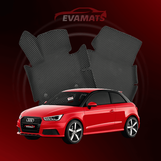 Alfombrillas de coche EVAMATS para Audi A1(8X) 1ª generación 2010-2018 HATCHBACK 3 puertas