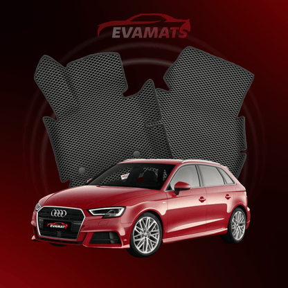 Car mats EVAMATS for Audi A3 Sportback(8V) 3 gen 2012-2020 year HATCHBACK 5 door