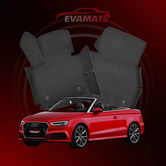 Tapis de voiture EVAMATS pour Audi A3(8V) 3 gen 2012-2020 année CABRIO