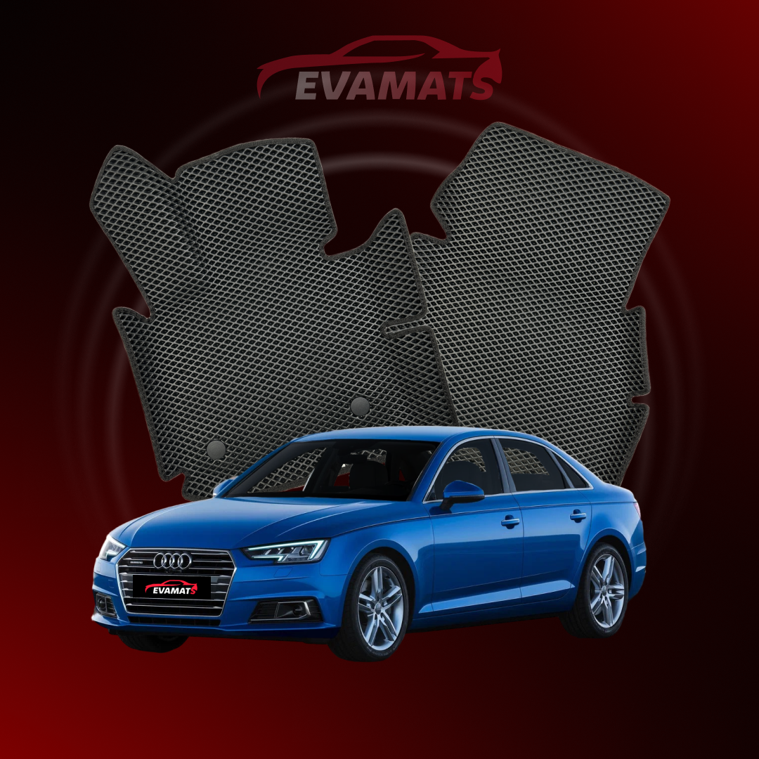 Alfombrillas de coche EVAMATS para Audi A4(B9) 5ª generación año 2015-2025 SEDAN