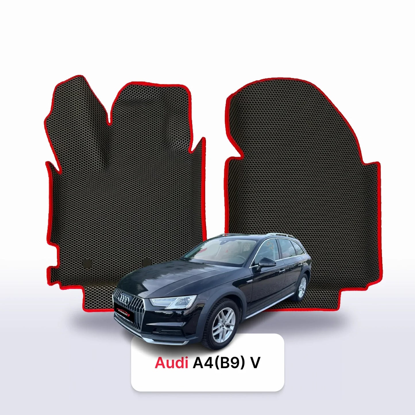 Car mats EVAMATS for Audi A4 Allroad(B9) pre-facelift 5 gen 2015-2018 year STATION WAGON