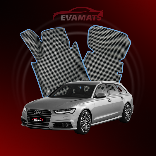 Alfombrillas de coche EVAMATS para Audi A6(C7) 4ª generación año 2011-2018 STATION WAGON