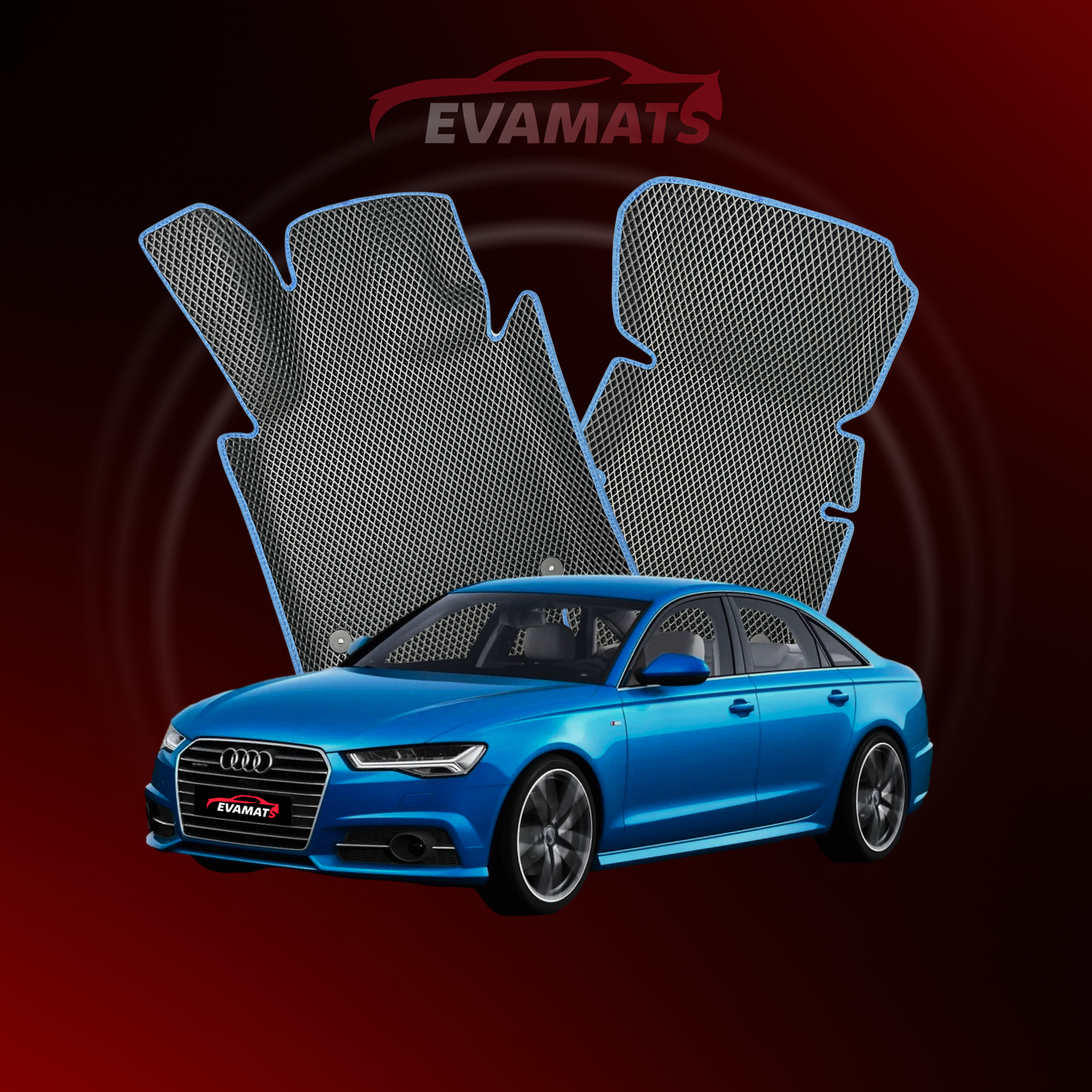 Autokoberce EVAMATS pre Audi A6(C7) 4 gen 2011-2018 rok SEDAN