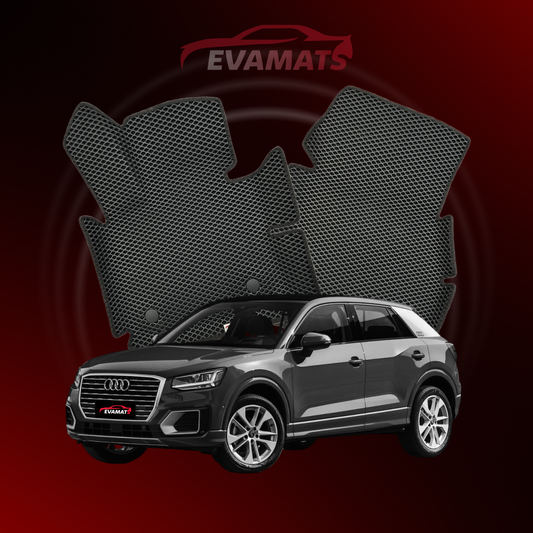 Tappetini per auto EVAMATS per Audi Q2(L) 1 generazione 2016-2025 anno SUV LUNGO