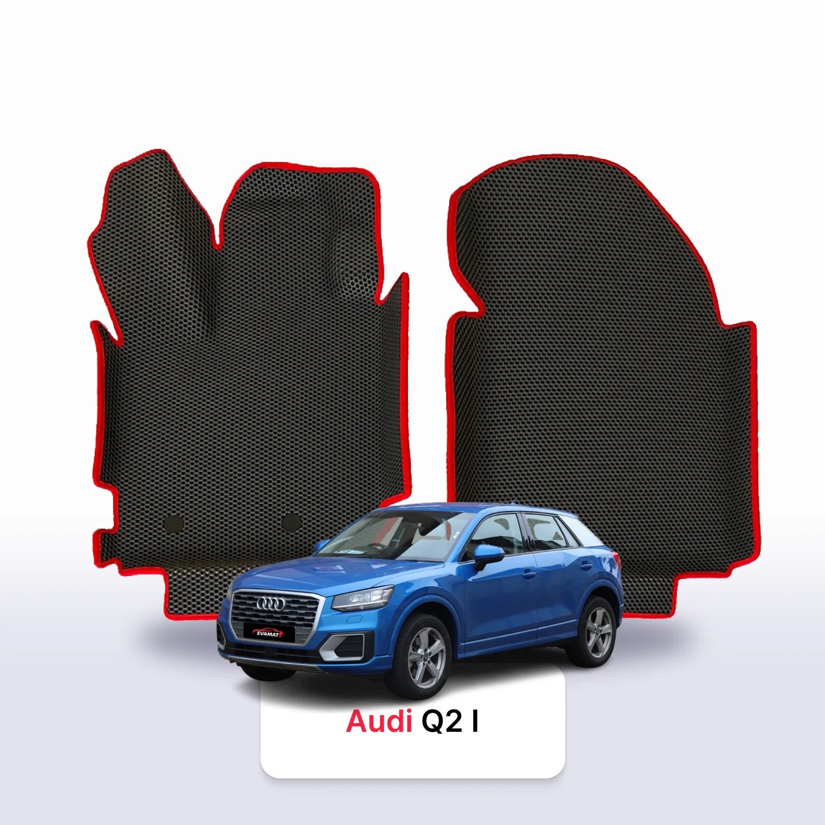 Car mats EVAMATS for Audi Q2 pre-facelift 1 gen 2016-2020 year SUV