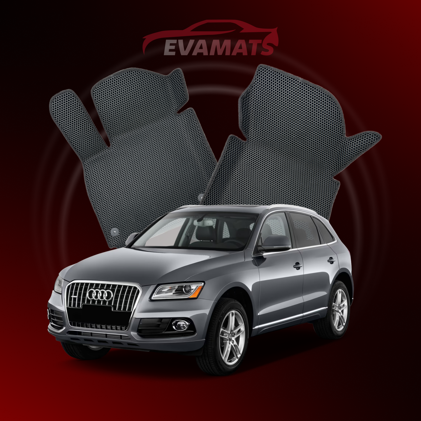 Car mats EVAMATS for Audi Q7(4M) 2 gen 2015-2025 year SUV 5 seater