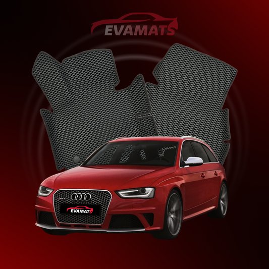 Alfombrillas de coche EVAMATS para Audi RS 4(B8) 3ª generación año 2012-2015 STATION WAGON