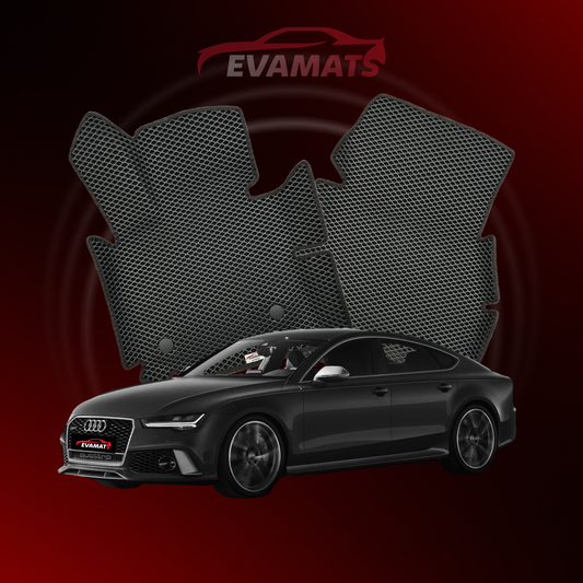 Car mats EVAMATS for Audi RS 7 Sportback (4G) 1 gen 2013-2018 year LIFTBACK