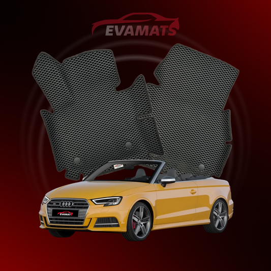 Car mats EVAMATS for Audi S3 (8V) 3 gen 2013-2020 year CABRIO