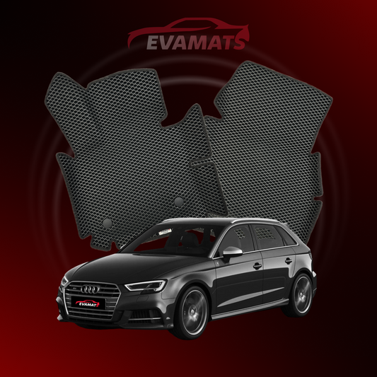 Car mats EVAMATS for Audi S3 (8V) Sportback 3 gen 2013-2020 year HATCHBACK 5 door