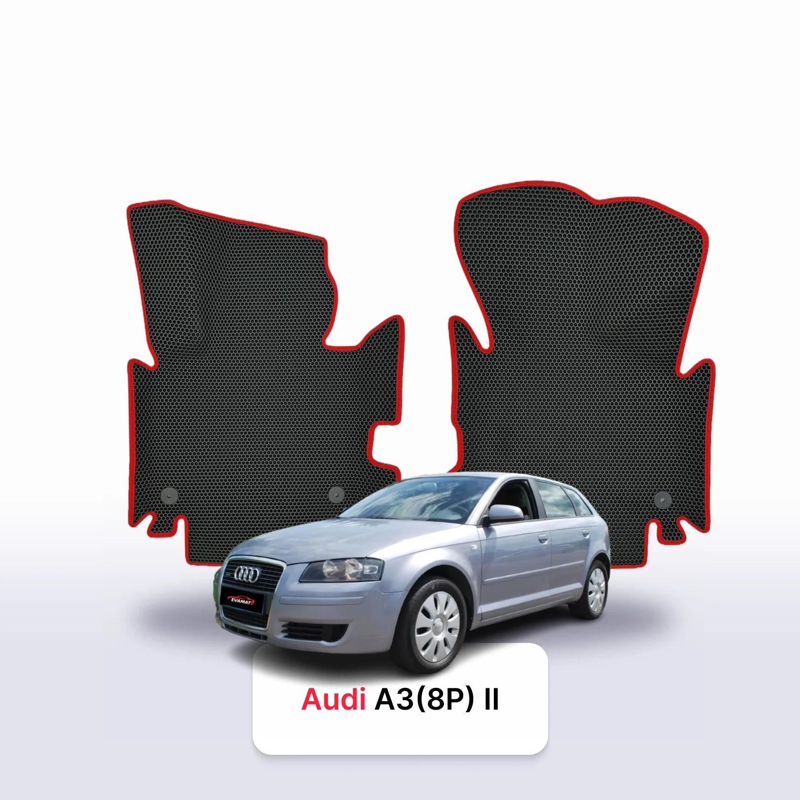 Car mats EVAMATS for Audi A3(8P) pre-facelift 2 gen 2003-2008 year