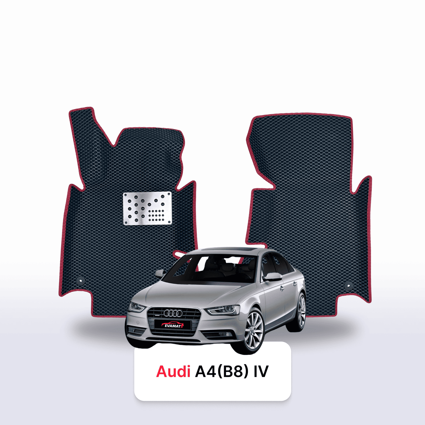 Car mats EVAMATS for Audi A4(B8) 4 gen 2007-2015 year SEDAN