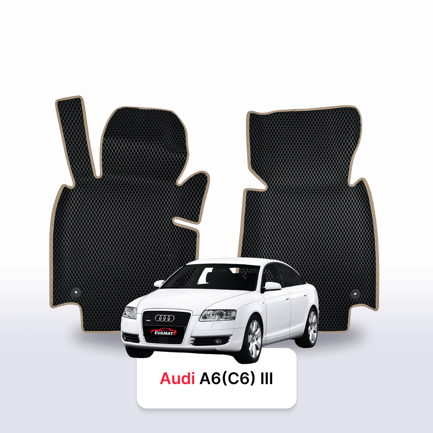 Car mats EVA for Audi A6(C6) 3 gen 2004-2011 year