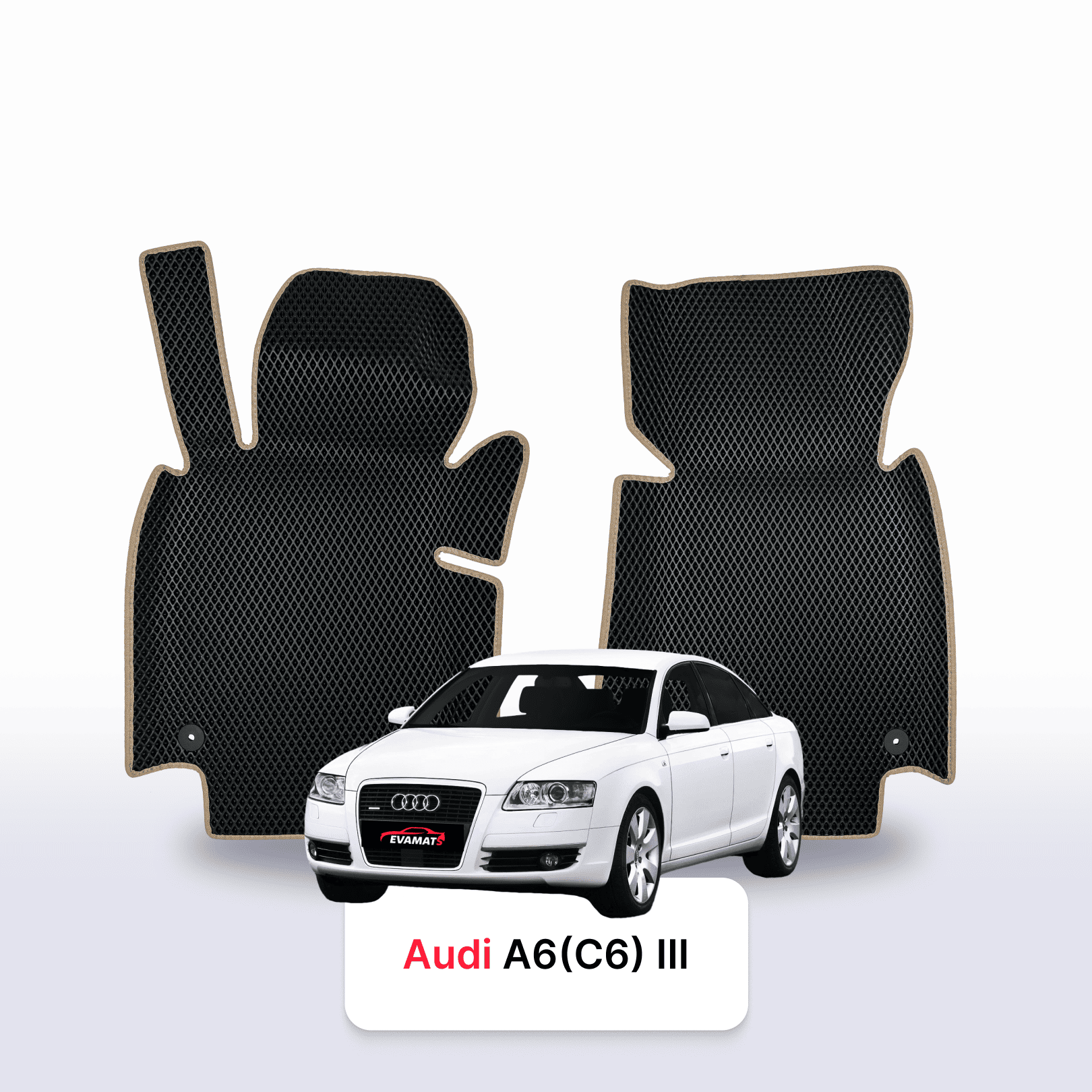 Car mats EVA for Audi A6(C6) 3 gen 2004-2011 year