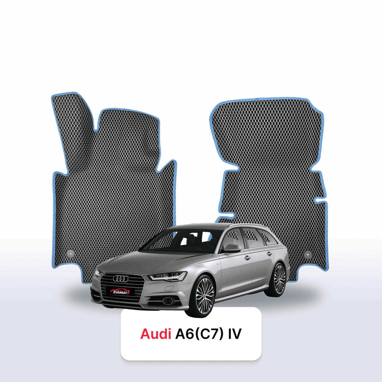 Car mats EVAMATS for Audi A6(C7) 4 gen 2011-2018 year STATION WAGON