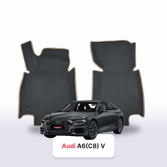 Car mats EVAMATS for Audi A6(C8) pre-facelift 5 gen 2018-2023 year