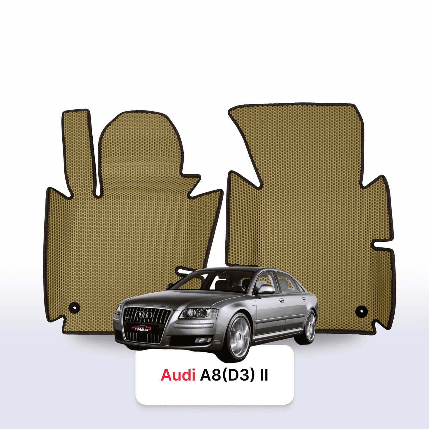 Car mats EVAMATS for Audi A8(D3) 2 gen 2002-2010 year SEDAN LONG