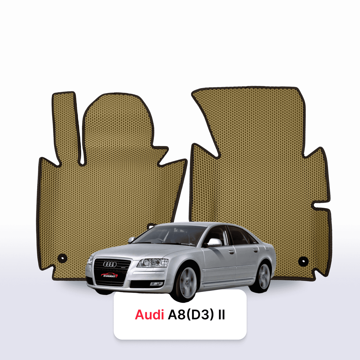 Car mats EVAMATS for Audi A8(D3) 2 gen 2002-2010 year SEDAN