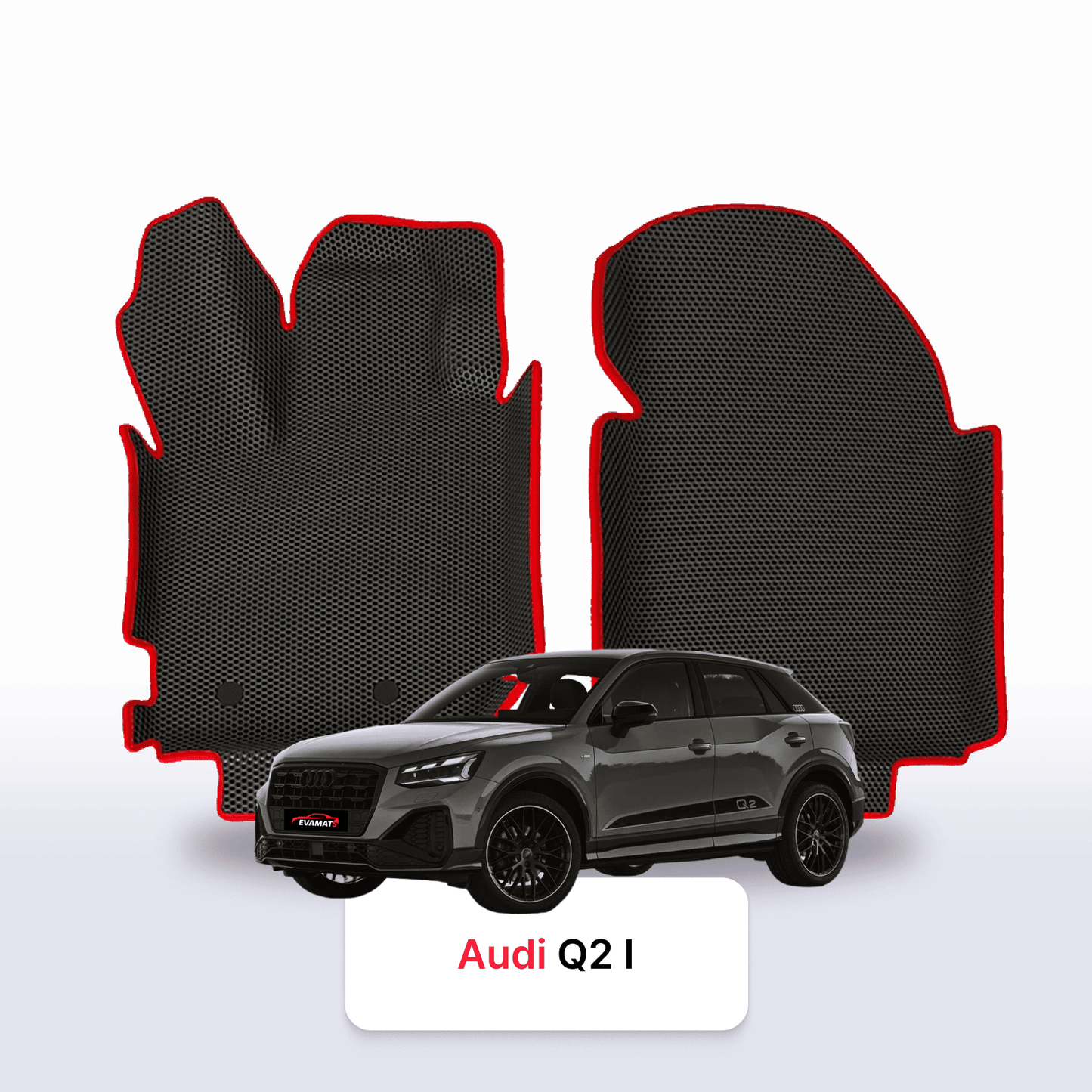 Car mats EVAMATS for Audi Q2 facelift 1 gen 2020-2026 year SUV