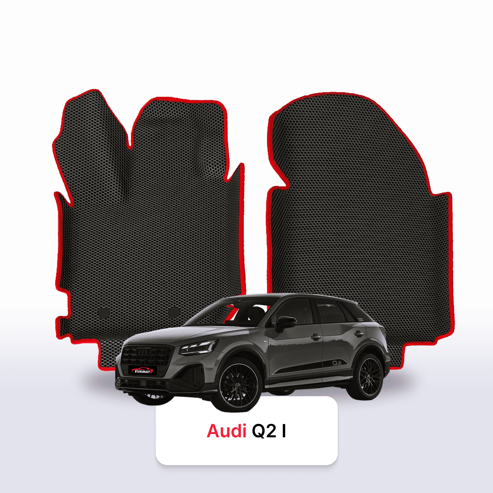 Car mats EVAMATS for Audi Q2 facelift 1 gen 2020-2026 year SUV
