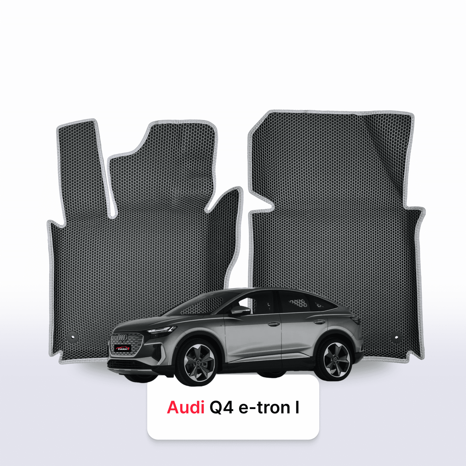 Car mats EVA for Audi Q4 Sportback E-tron 1 gen 2021-2028 year Electric SUV