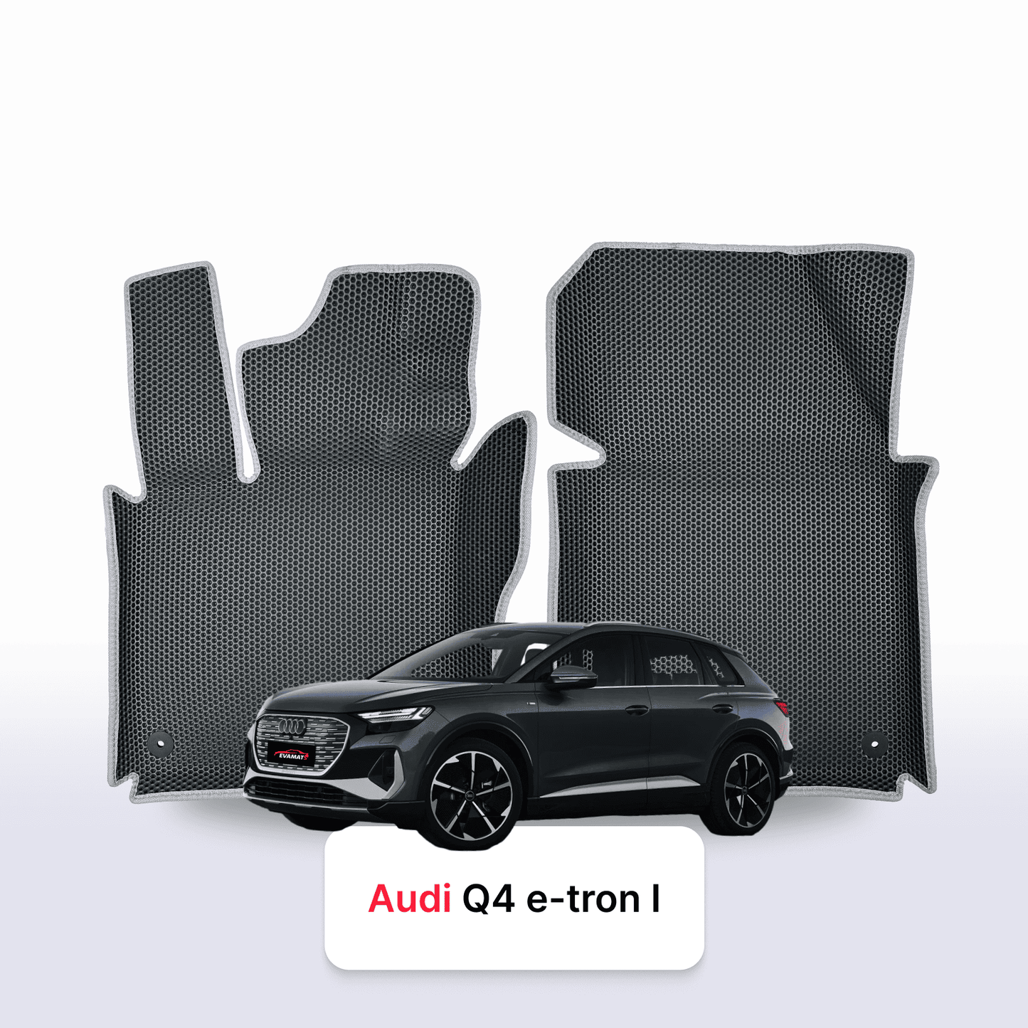 Car mats EVA for Audi Q4 E-tron 1 gen 2021-2028 year Electric SUV