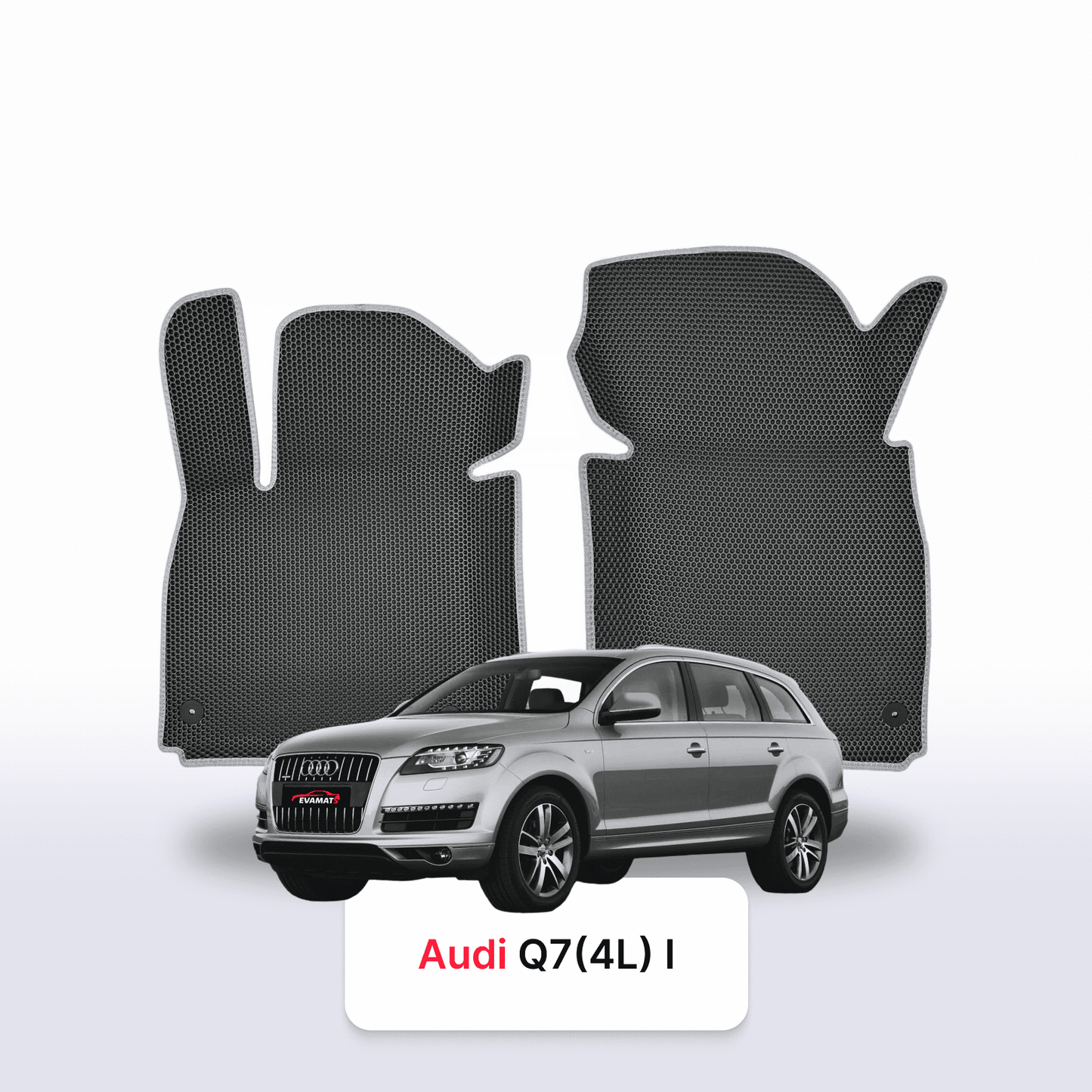 Car mats EVAMATS for Audi Q7(4L) 1 gen 2005-2015 year SUV 7 seater