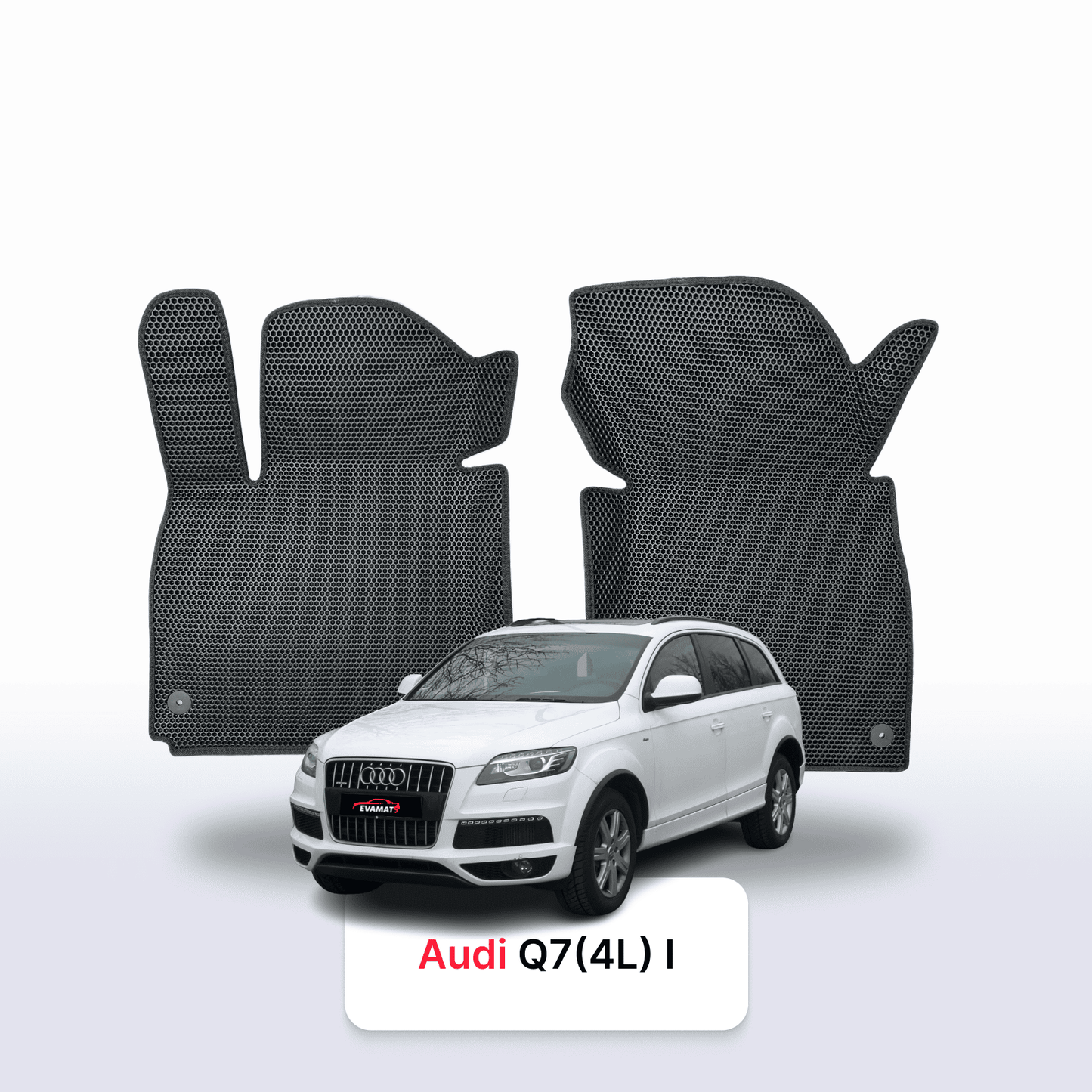 Car mats EVAMATS for Audi Q7(4L) 1 gen 2005-2015 year SUV 5 seater