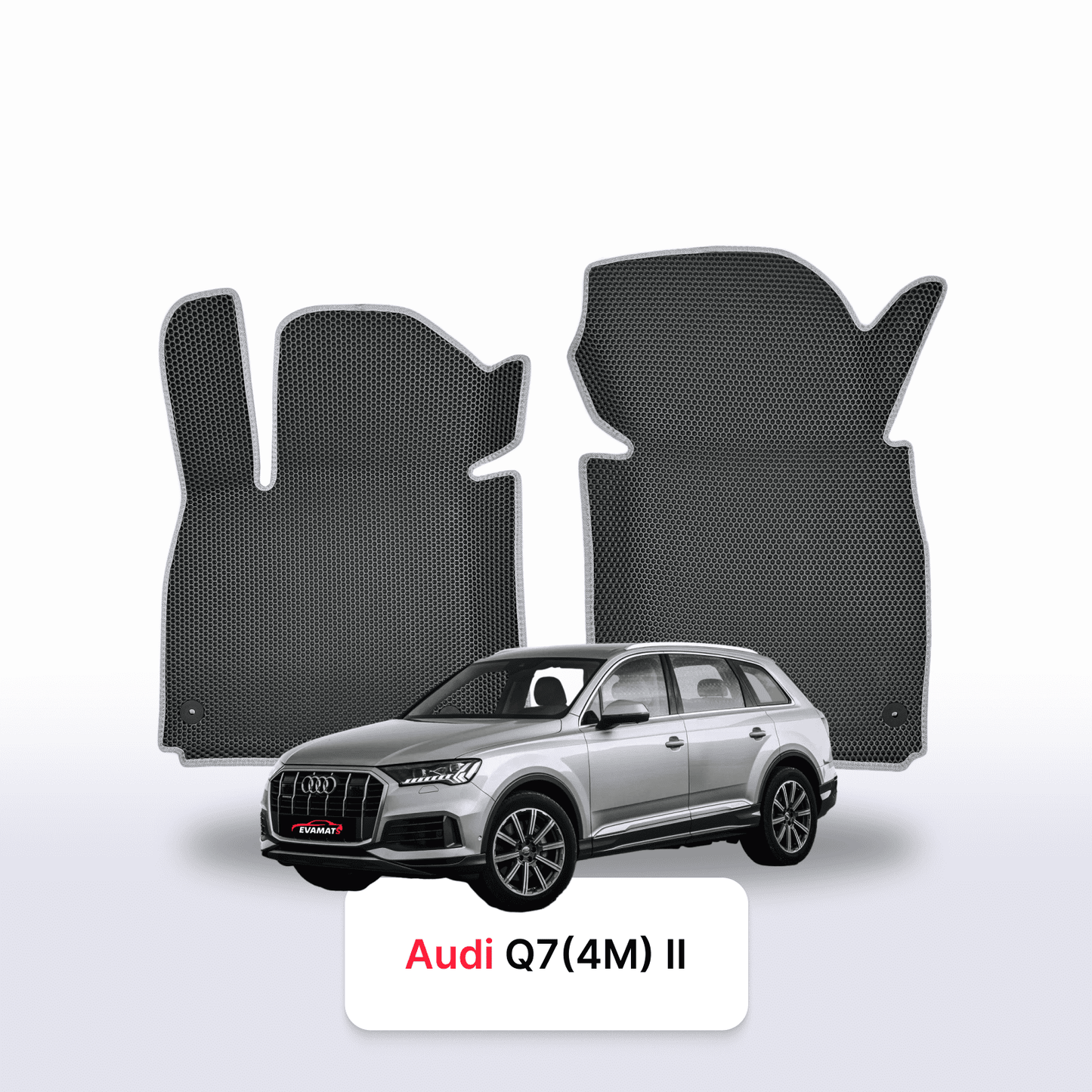 Car mats EVAMATS for Audi Q7(4M) 2 gen 2015-2025 year SUV 7 seater