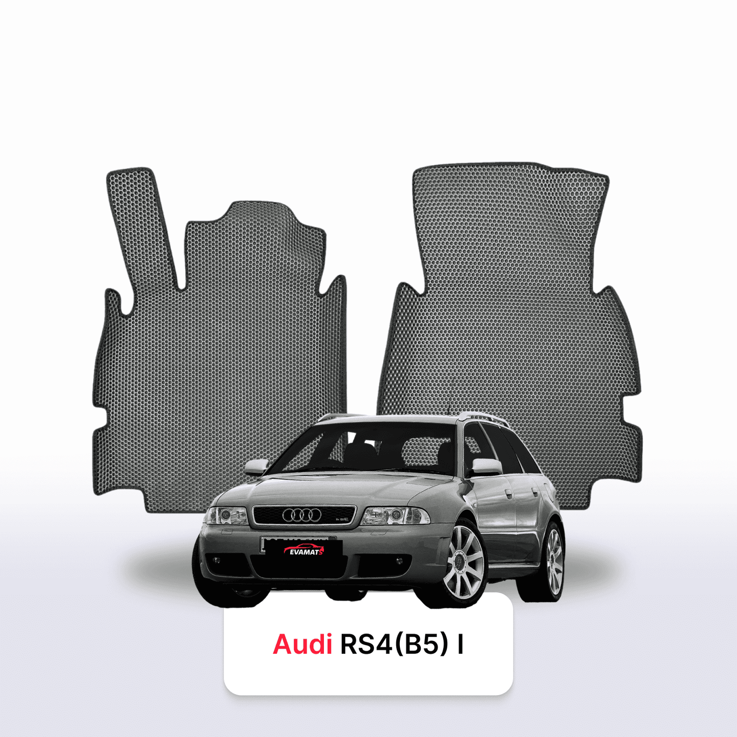 Car mats EVA for Audi RS4(B5) 1 gen 1999-2001 year STATION WAGON