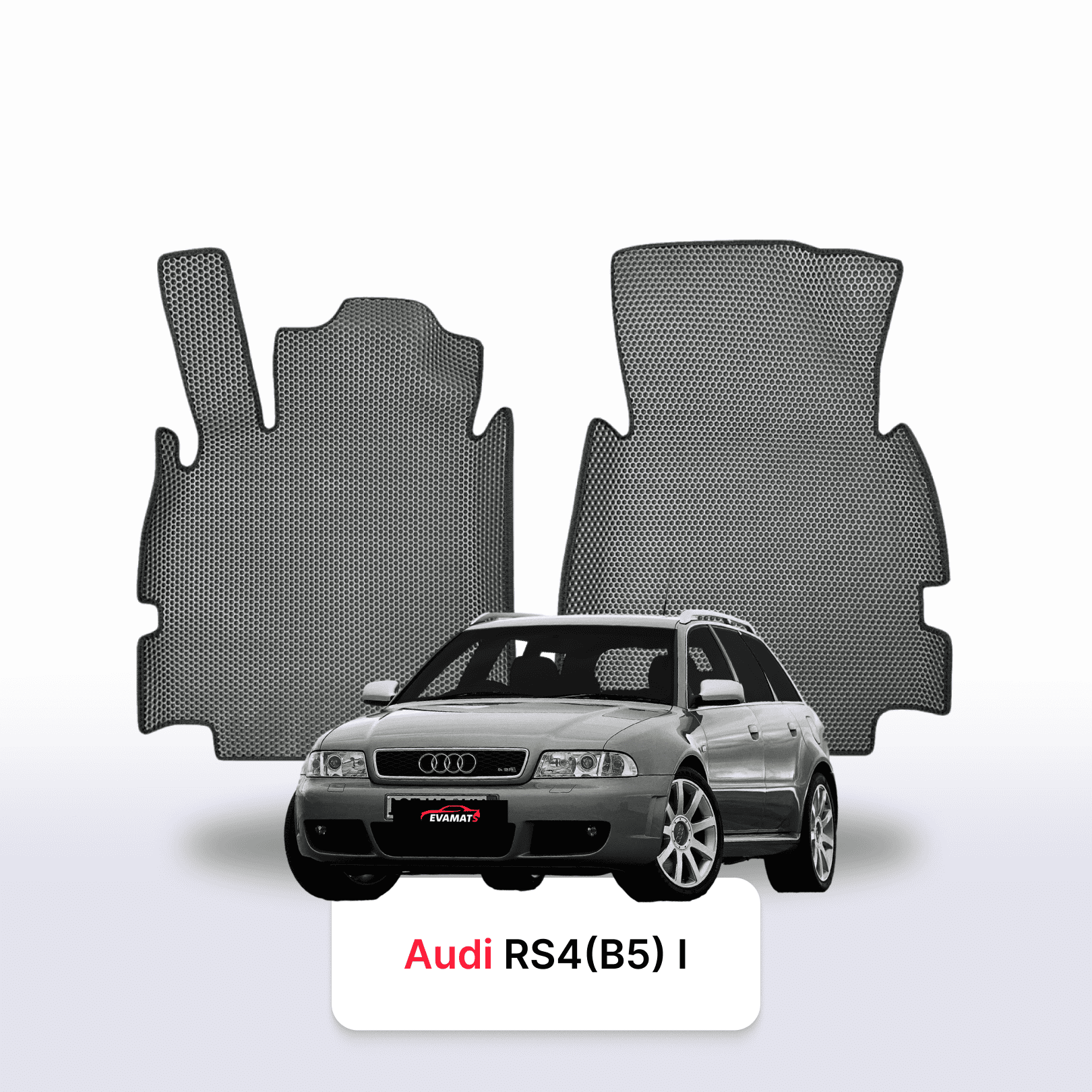 Car mats EVA for Audi RS4(B5) 1 gen 1999-2001 year STATION WAGON