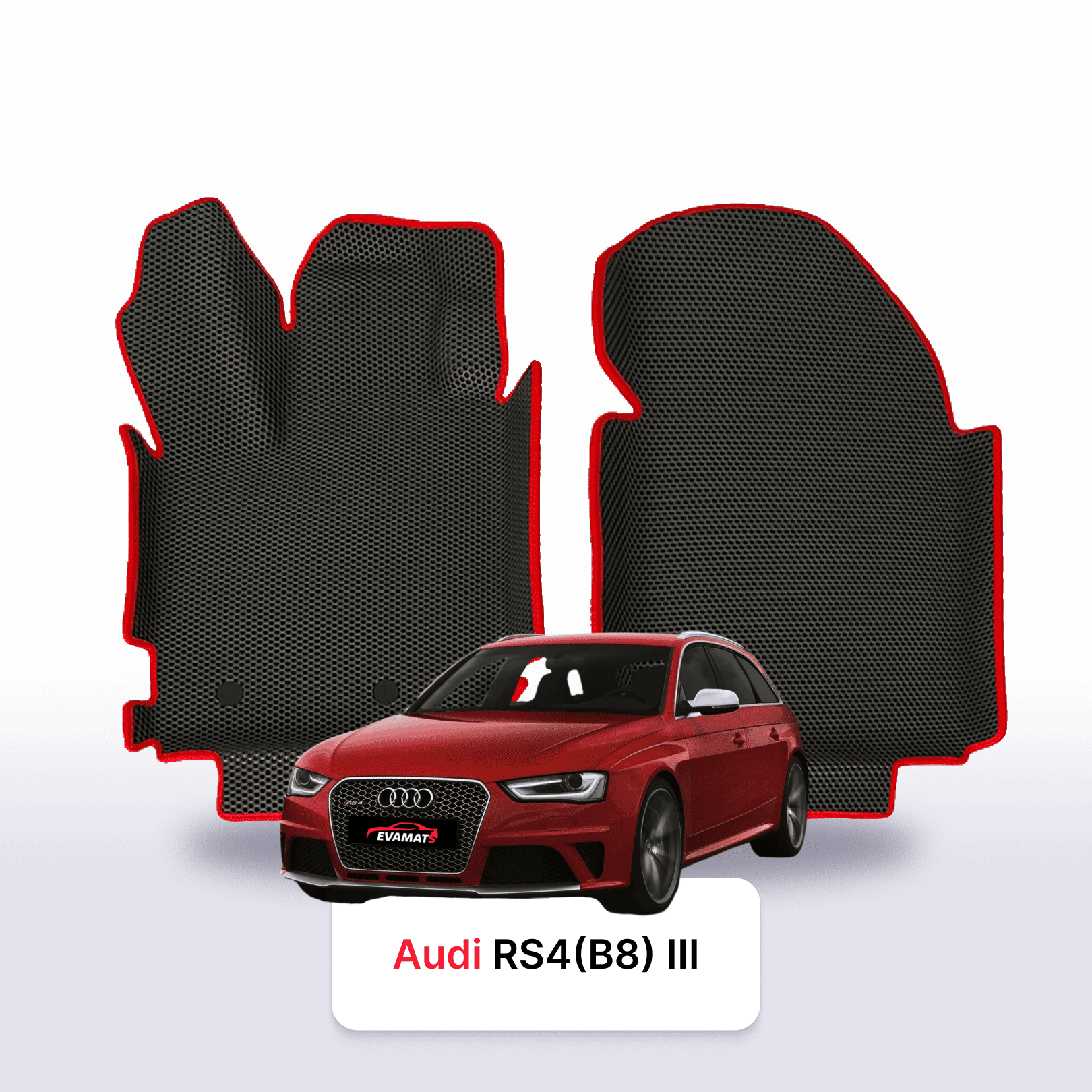 Car mats EVA for Audi RS4(B8) 3 gen 2012-2015 year STATION WAGON