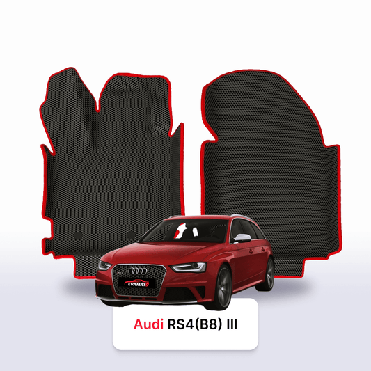 Car mats EVAMATS for Audi RS4 (B8) 3 gen 2012-2015 year STATION WAGON