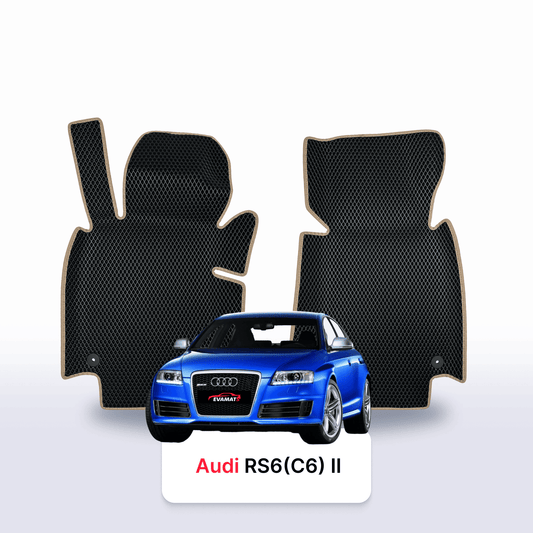 Car mats EVAMATS for Audi RS6 (C6) 2 gen 2007-2012 year SEDAN