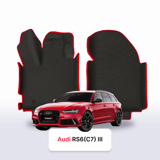 Car mats EVAMATS for Audi RS6 (C7) 3 gen 2012-2018 year STATION WAGON