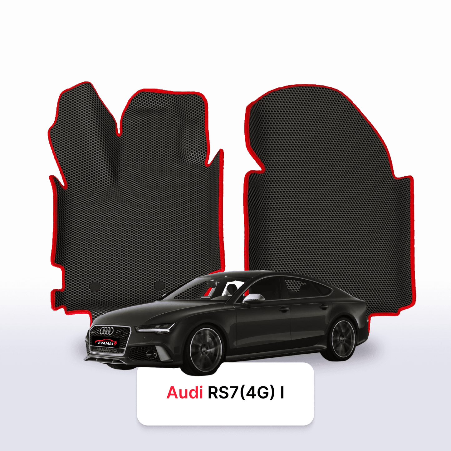 Car mats EVAMATS for Audi RS7 Sportback (4G) 1 gen 2013-2018 year LIFTBACK