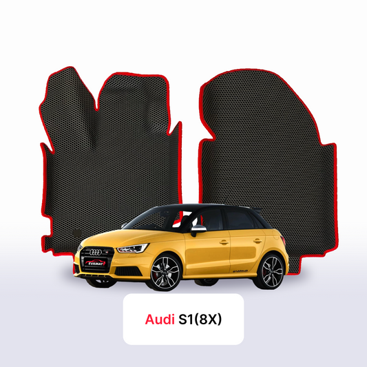 Car mats EVAMATS for Audi S1 (8X) 1 gen 2014-2018 year HATCHBACK 5 door
