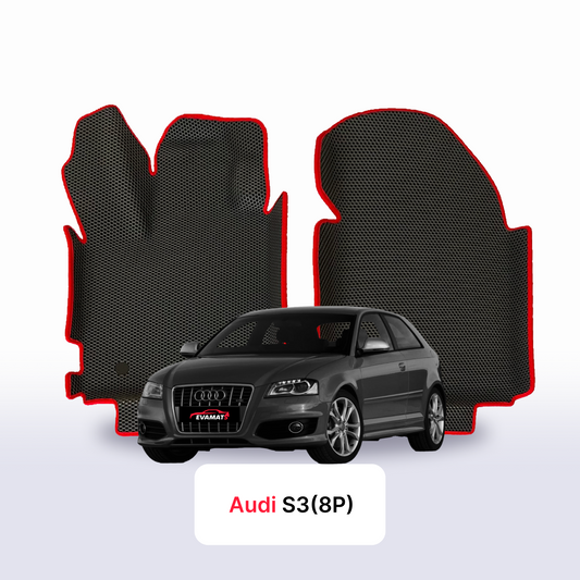 Car mats EVAMATS for Audi S3 (8P) 2 gen 2006-2012 year HATCHBACK 3 door