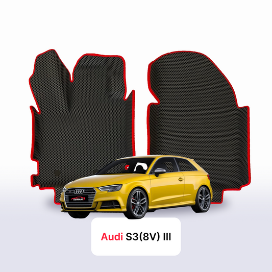 Car mats EVAMATS for Audi S3 (8V) 3 gen 2013-2020 year HATCHBACK 3 door