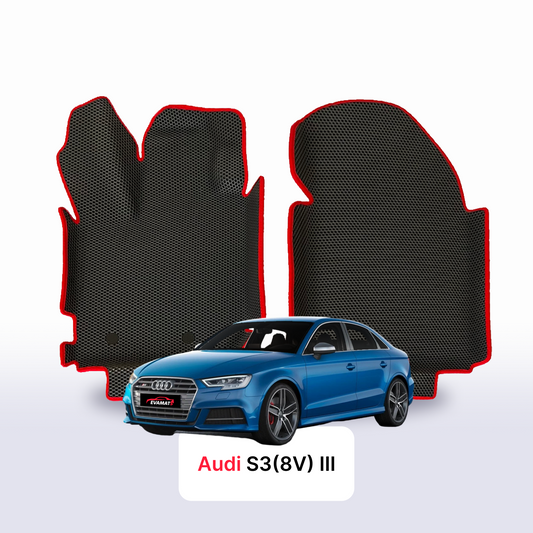 Car mats EVAMATS for Audi S3 (8V) 3 gen 2013-2020 year SEDAN
