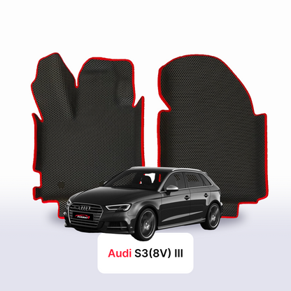 Car mats EVAMATS for Audi S3 (8V) Sportback 3 gen 2013-2020 year HATCHBACK 5 door