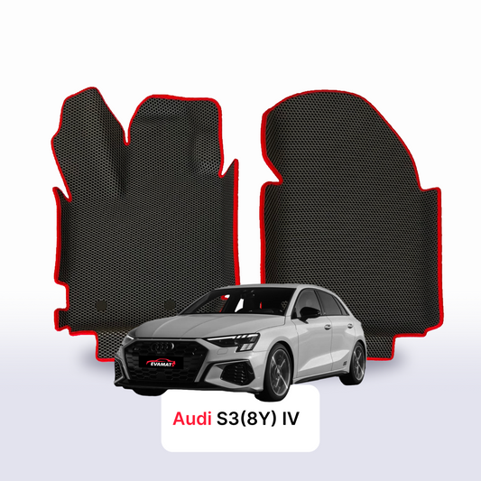 Car mats EVAMATS for Audi S3 (8Y) Sportback 4 gen 2020-2025 year HATCHBACK 5 door