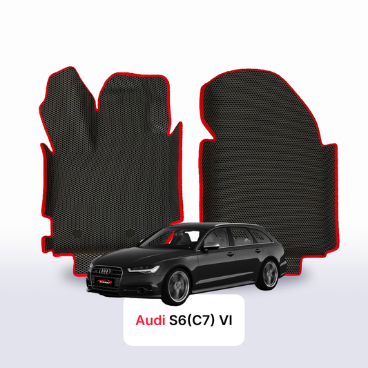 Car mats EVAMATS for Audi S6(C7) 4 gen 2012-2018 year STATION WAGON