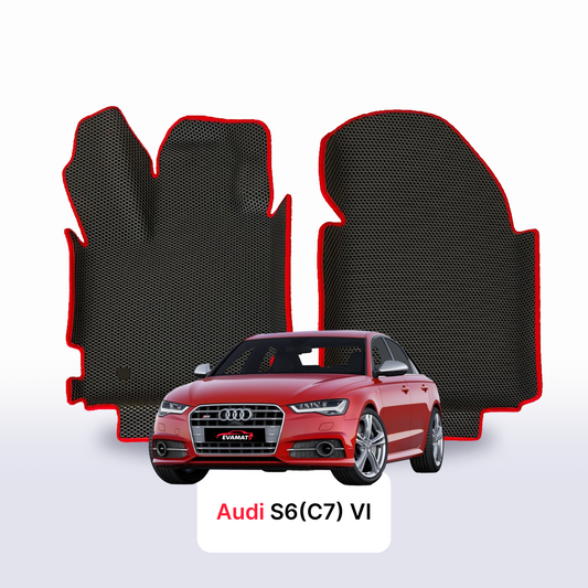 Car mats EVAMATS for Audi S6(C7) 4 gen 2012-2018 year SEDAN